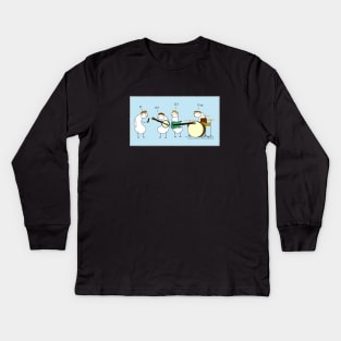 The Key to a Good Jam (Black) Kids Long Sleeve T-Shirt